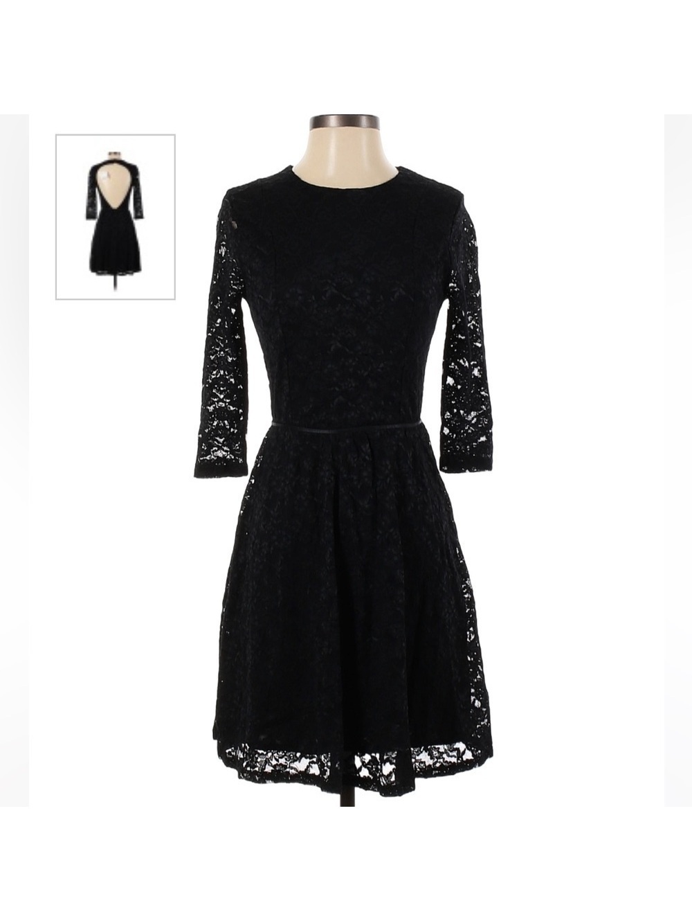 Victoria's Secret Black Lace Dress Size XS NEW